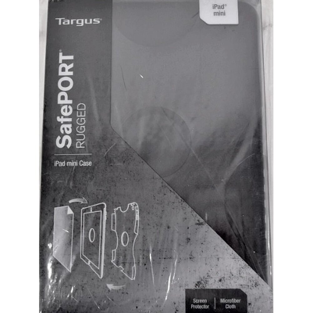 NEW Targus SafePORT Rugged Apple iPad Mini Case & Screen Protector! THD04705U